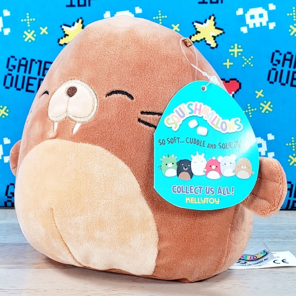 Squishmallow Bruce the Walrus 7" UltraSoft Stuffed Sealife Plush Toy NWT - Picture 6 of 12